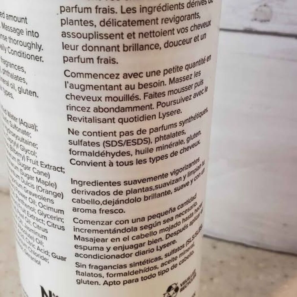 Norwex Lysere Daily Hair Shampoo 12 oz Nordic Inspired Plant Derived New Sealed - Picture 5 of 7